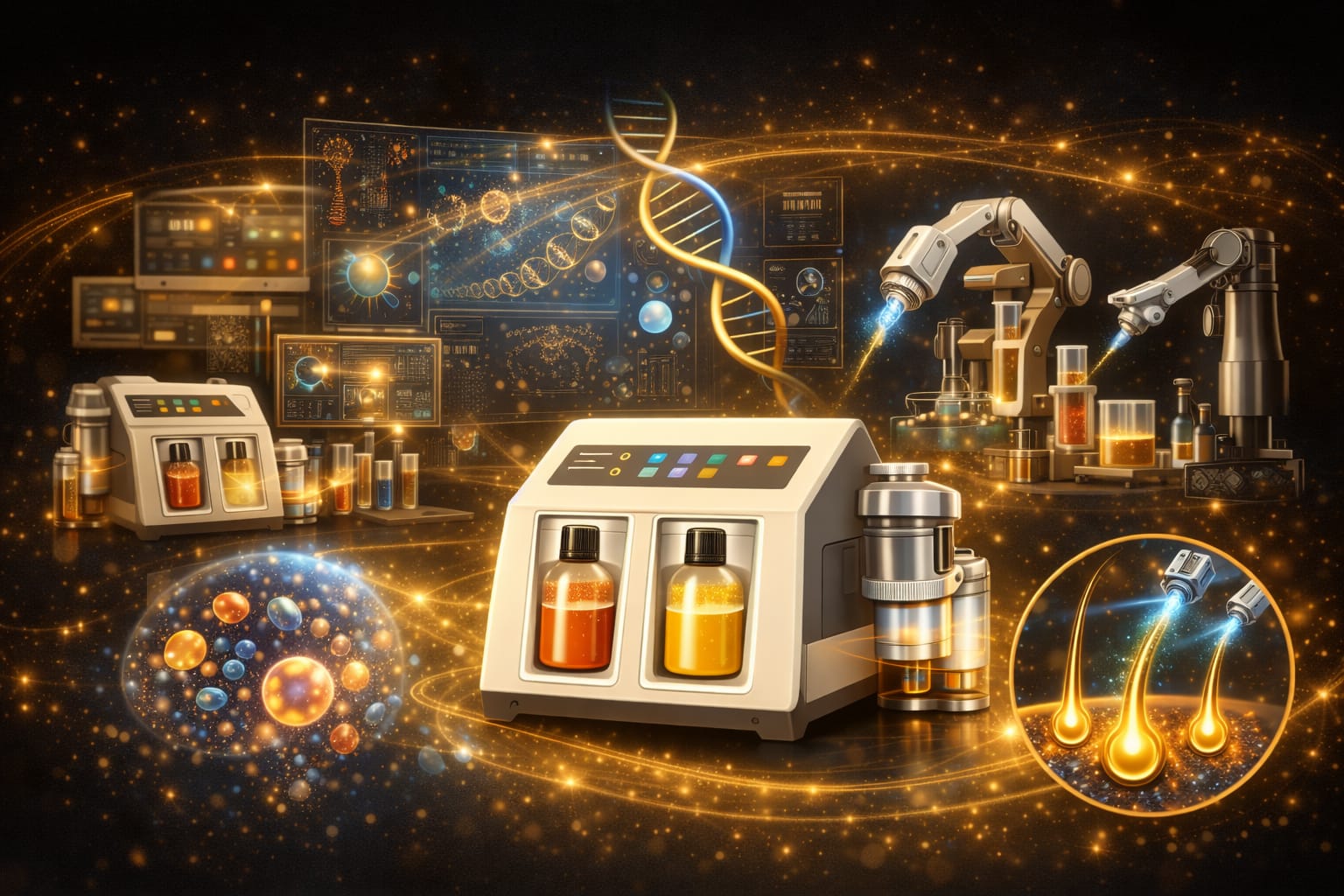 Regenerative medical processing loop illustration